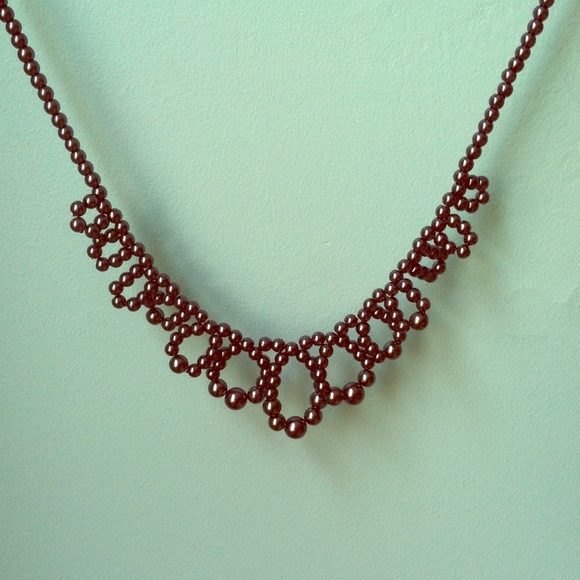 Jewelry - Purple bead Tiara necklace